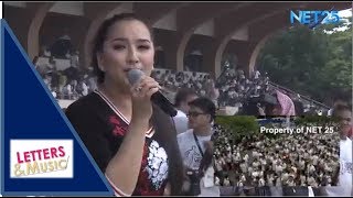 ARA MINA  SUNDO NET25 LETTERS AND MUSIC WORLDWIDE WALK 2018 [upl. by Lehsreh]