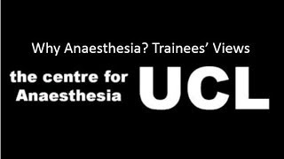 Why Anaesthesia Trainees Views [upl. by Mannos375]