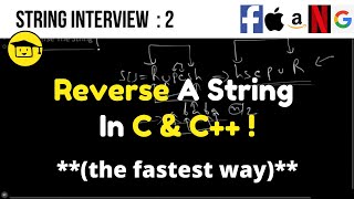 Reverse A String In C And C [upl. by Halsted]