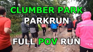 Clumber Park Parkrun FULL POV RUN 19102024 [upl. by Anuahsar]