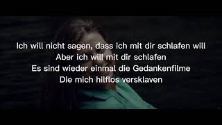 Alligathoa x Esther Graf  Mit dir Schlafen Lyrics [upl. by Robinson]