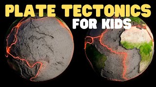 Plate Tectonics for Kids  Tectonic plates explained [upl. by Haleehs]