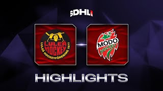 Luleå HockeyMSSK vs MoDo Hockey  Game Highlights [upl. by Anaik]