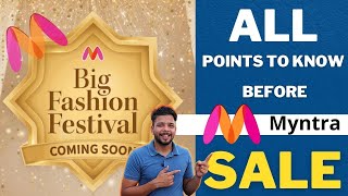 MYNTRA BIG FASHION FESTIVAL 2024  BEST MYNTRA SALE 2024  DEALS  OFFERS  BUY 1 GET 4 FREE [upl. by Fai]