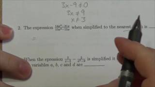 Math 302 Rationals Review NR2 [upl. by Lipkin]