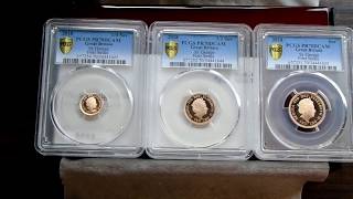 2018 Privy Mark Sovereign Gold Proof 3 Coin Set PCGS PR70 DCAM FS [upl. by Bilak]