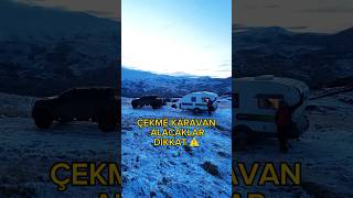 ÇEKME KARAVAN ALACAKLAR DİKKAT⚠️ karavan çekmekaravan karavantasarımı [upl. by Lerraf]