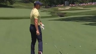 Rory McIlroy issues immediate apology after throwing club at Memorial [upl. by Enomahs326]