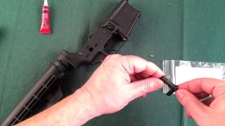 AR15 How to install an ambidextrous safety [upl. by Dymphia]