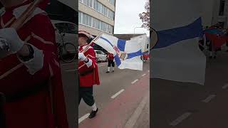 Sint Ganggulphusgilde en Sint Laurentiusgilde stad Huissen tijdens het Oktoberfest in Sittard [upl. by Imas756]