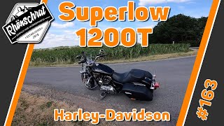 Probefahrt  Harley Davidson Superlow 1200T  163 [upl. by Nnairol642]