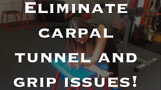 How to Relieve Carpal Tunnel Syndrome Grip Issues Wrist and Elbow Pain  More [upl. by Server]