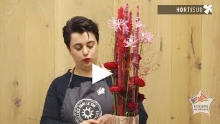 Bonjour les fleuristes  quotVibrationsquot St Valentin par Charline PRITSCALOFF avec les fleurs du Var [upl. by Yzzik338]