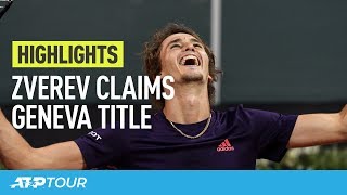 Zverev Saves Two Championship Points For Geneva Title  HIGHLIGHTS  ATP [upl. by Procto]