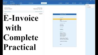 E Invoice in Tally Prime  Tally Prime Guide eInvoice mandatory for Turnover more than Rs 5 Cr [upl. by Noicpesnoc959]