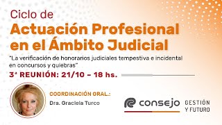 Ref 2303LV Ciclo de Actuación Profesional en el Ámbito Judicial 3° Reunión 2024 [upl. by Giovanni]