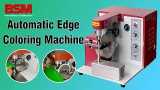 Edge Coloring Machine  Edge Coloring Machine Automatic Type  Automatic Edge Coloring Machine [upl. by Arratal707]