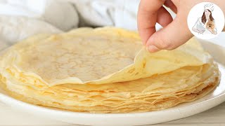 How to make Crepes  French Crepe Recipe [upl. by Anilra936]