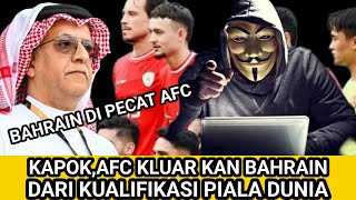 RESMI AFC KELUAR KAN BAHRAIN DARI KUALIFIKASI PIALA DUNIA 2026 [upl. by Otrebogir]