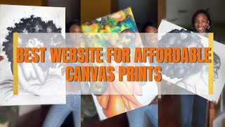 Best Website For Affordable Canvas Prints   Review 2022 [upl. by Yoj]