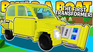 I BUILT THIS TRANSFORMER 5 YEARS AGO Roblox Build a Boat [upl. by Zarihs712]