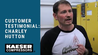 Kaeser Compressors Customer Testimonial Charley Hutton 2013 [upl. by Ainimreh118]