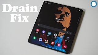 How To Fix Battery Drain On Samsung Galaxy Z Fold 5  Top 5 Ways [upl. by Anallese]