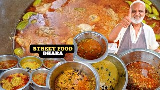 Baba Ka Dhaba l Aloo Keema l Kadhi Pakora l Achar Ghoth l Aloo Palak l Karachi Street Food [upl. by Nad]