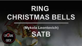 Ring Christmas Bells  SATB  Mykola Leontovich [upl. by Htelimay]