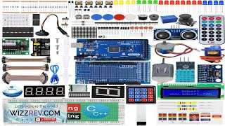 Adeept Ultimate Starter Kit for Arduino Mega2560 LCD1602 Stepper Motor ADXL345 Review [upl. by Otilia]