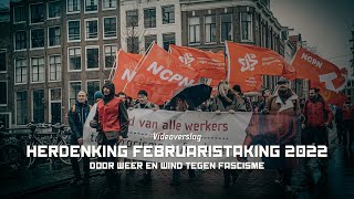 Herdenking Februaristaking 2022 [upl. by Rehpotsirc]