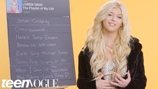 Loren Gray Creates the Playlist to Her Life  Teen Vogue [upl. by Anahpos114]