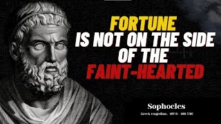 Sophocles Quotes best quotes From The Ancient Greek Tragedian [upl. by Adnohrahs]