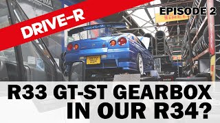 R34 AUTO TO MANUAL CONVERSION  EPISODE 2 PROJECT R34 [upl. by Kciredes]