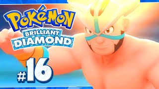 Pokemon Brilliant Diamond Part 16 CRASHER WAKE GYM BATTLE Gameplay Walkthrough [upl. by Vano]