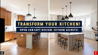 Open Concept Kitchen Designs Tips amp Key Elements [upl. by Ettegdirb]