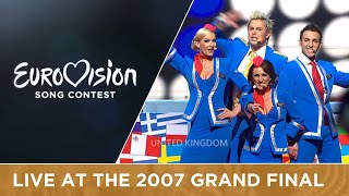 Scooch  Flying The Flag  United Kingdom 🇬🇧  Grand Final  Eurovision 2007 [upl. by Adoree]