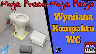 Wymiana kompaktu WC 🚽 [upl. by Ecenaj]