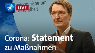 Bundesgesundheitsminister Lauterbach zur Aufhebung der CoronaMaßnahmen [upl. by Campbell]