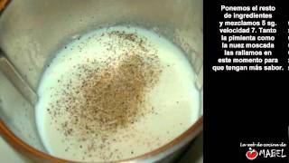 Salsa bechamel en thermomix  La web de cocina de Mabel [upl. by Kaufmann349]