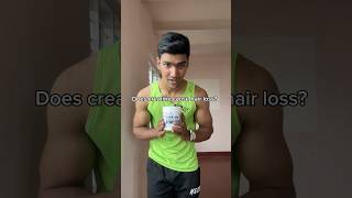 Does creatine cause hair loss youtube youtubeshorts shorts creatine hairloss gym suppliment [upl. by Millicent441]