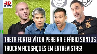 quotOLHA ISSO cara O Vítor Pereira CHUTOU O BALDEquot TRETA FORTE com Fábio Santos EXPÕE Corinthians [upl. by Darya]