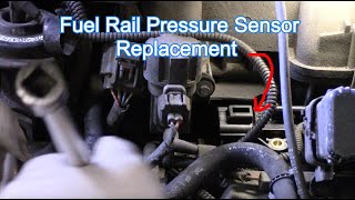 20042005 Ford Explorer Fuel Rail Pressure Sensor Replacement [upl. by Heim]