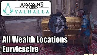 Assassins Creed Valhalla  Eurvicscire All Wealth Locations [upl. by Myo]