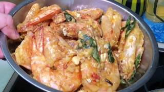 Golden salted eggs prawns 黄金咸蛋虾 [upl. by Seow452]