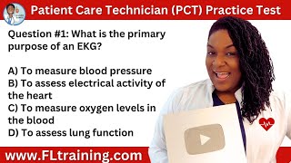 Patient Care Technician PCT Practice Test  CNA amp PCT Exam Prep [upl. by Haidej]