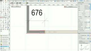 076  Vectorworks 2009 Associative Dimensioning and Moving Symbols in Walls [upl. by Suirtemid]