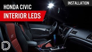 How to Install 20122016 Honda Civic Si Interior LEDs [upl. by Laaspere]