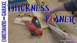 Homemade thickness wood planer machine [upl. by Stephi326]