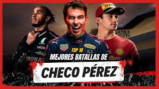 Checo Pérez 10 Épicas Batallas en donde desquicio a Leyendas de la F1 [upl. by Ainerol]